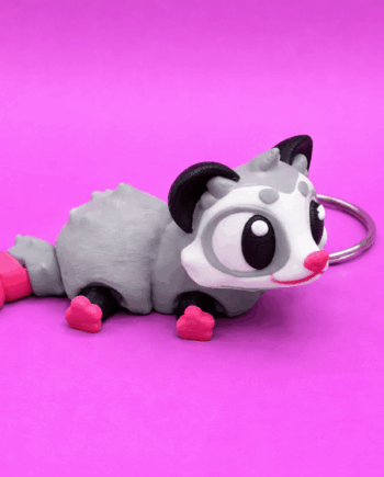 Opossum-Schlüsselanhänger