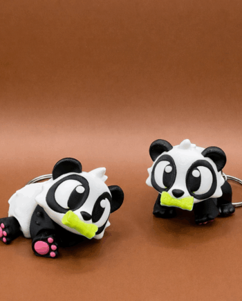 Pandabär-Schlüsselanhänger