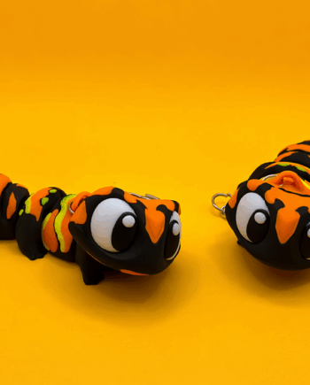 Feuersalamander-Schlüsselanhänger