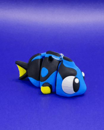 Blauer-Fisch-Schlüsselanhänger