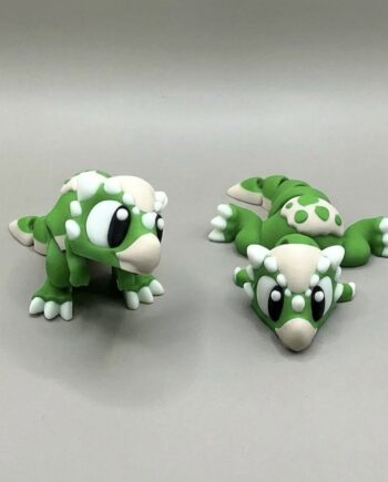 Stacheldino-Schlüsselanhänger