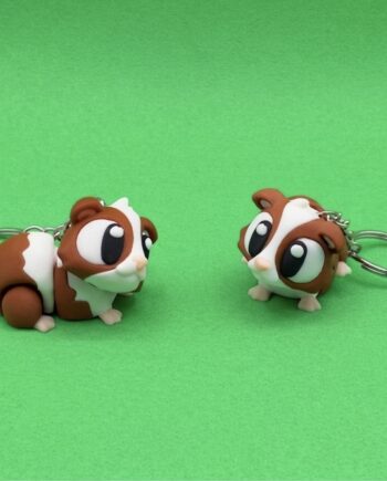 Meerschweinchen-Schlüsselanhänger