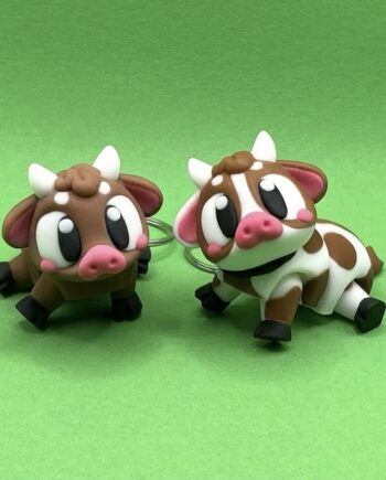 Kuh-Schlüsselanhänger